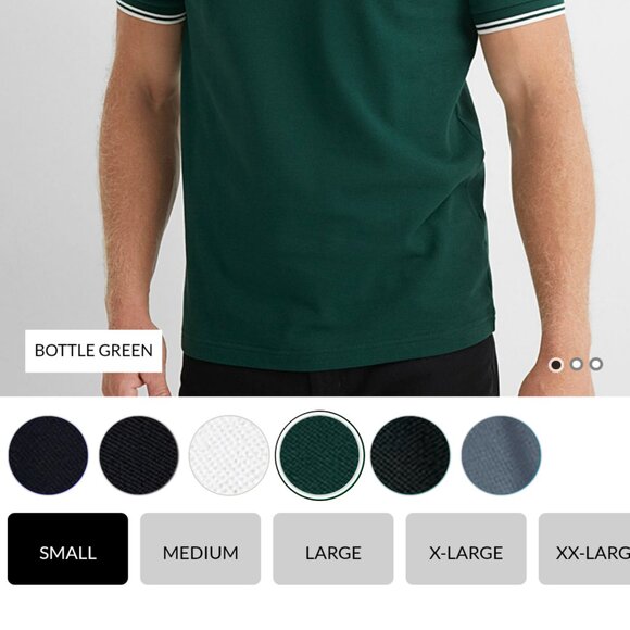 Fred Perry Logo Polo Shirt (Bottle Green) - Picture 6 of 6